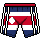 Calção Uniforme Costa Rica