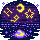 Raro Luminária Constelação Celestial