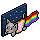 Agitando a bandeira LGBT com orgulho!