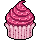 Cupcake de Chiclete