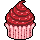 Cupcake Romeu e Julieta