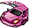Carro Esportivo Rosa