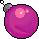 Bolinha de Natal rosa