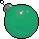 Bolinha de Natal verde