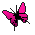 Borboleta rosa
