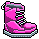 Botina Rosa Chiclete