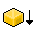 Botão Quadrado Amarelo