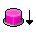 Botão Redondo Rosa