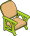 Cadeira Confortável Verde
