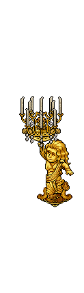 Candelabro Rainha de Ouro