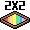 Piso Colorido 2x2 (bronze)