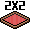 Piso Vermelho 2x2 (bronze)