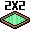 Piso Verde 2x2 (bronze)
