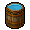 Barril de Madeira Azul