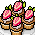 Cupcake de Morango