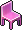 Cadeira Plasto rosa