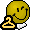 Cabeça Bobblehead Smiley