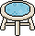 Banqueta Clássica Azul
