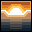 Pôr-do-sol Pixelado