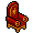 Trono Elegante Escarlate