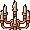Candelabro Rosa