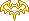 Adesivo Morcego Amarelo