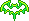 Adesivo Morcego Verde