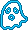 Adesivo Fantasma Azul