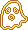 Adesivo Fantasma Amarelo