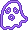 Adesivo Fantasma Roxo