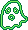 Adesivo Fantasma Verde