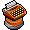 Holo-Maquina de Escrever Laranja