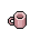 Xícara de Café Rosa