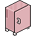 Freezer Rosa
