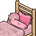 Cama Coração Rosa