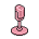 Microfone Rosa