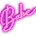 Letreiro Babe Neon