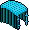 Balcão Tiki Azul