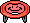 Pula-pula Smiley Vermelho