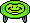 Pula-pula Smiley Verde