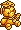 Ursinho Teddy Dourado