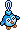 Enfeite Pinguim Azul