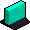Porta Fina Azul Ciano